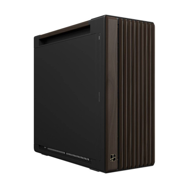 ASUS ProArt PA602 PC Case, Mid-Tower, E-ATX – Black/Brown, Wood