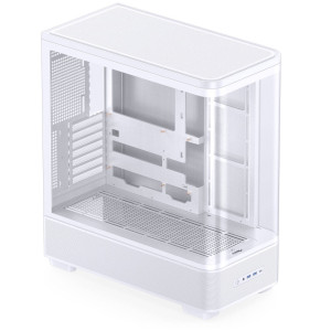 Jonsbo TK-5 PC Case, Mid Tower, ATX, Tempered Glass - white