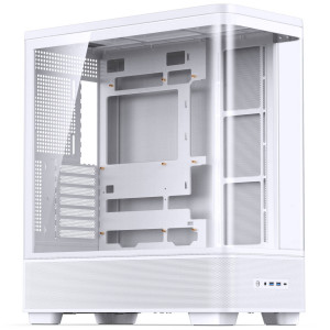 Jonsbo TK-5 PC Case, Mid Tower, ATX, Tempered Glass - white