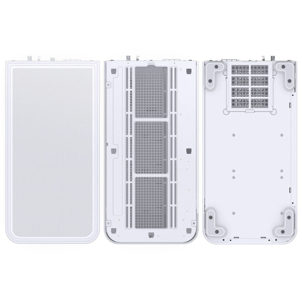 Jonsbo TK-5 PC Case, Mid Tower, ATX, Tempered Glass - white
