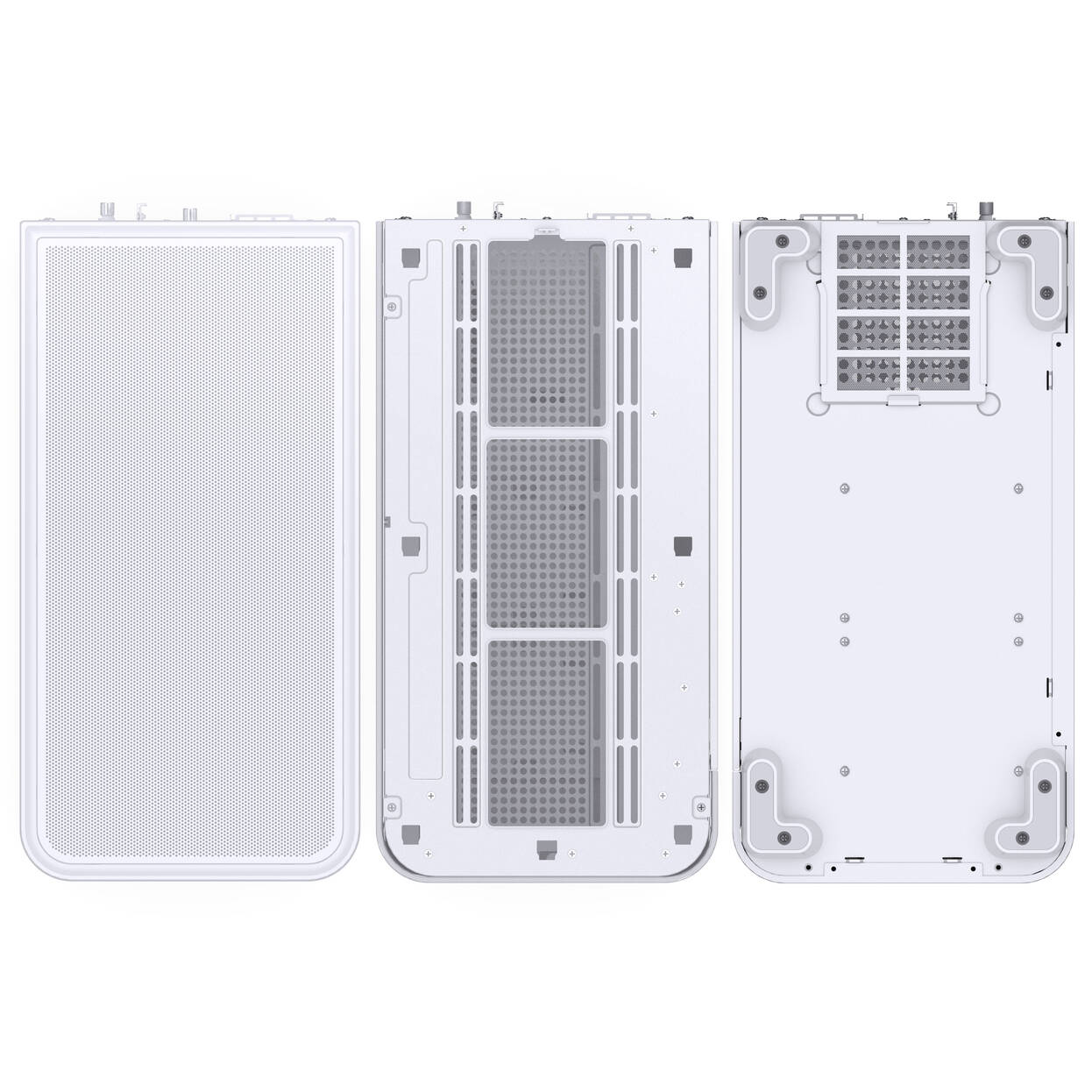 Jonsbo TK-5 PC Case, Mid Tower, ATX, Tempered Glass - white