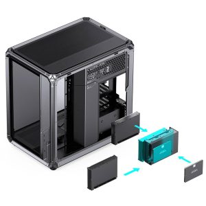 Jonsbo X400 Pro PC Case, Mid Tower, ATX, Tempered Glass - Grey