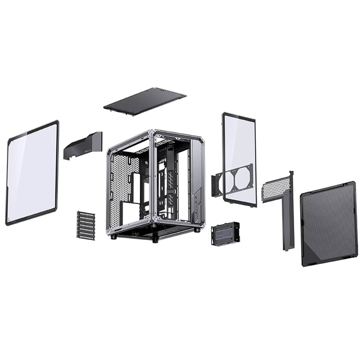Jonsbo X400 Pro PC Case, Mid Tower, ATX, Tempered Glass - Grey