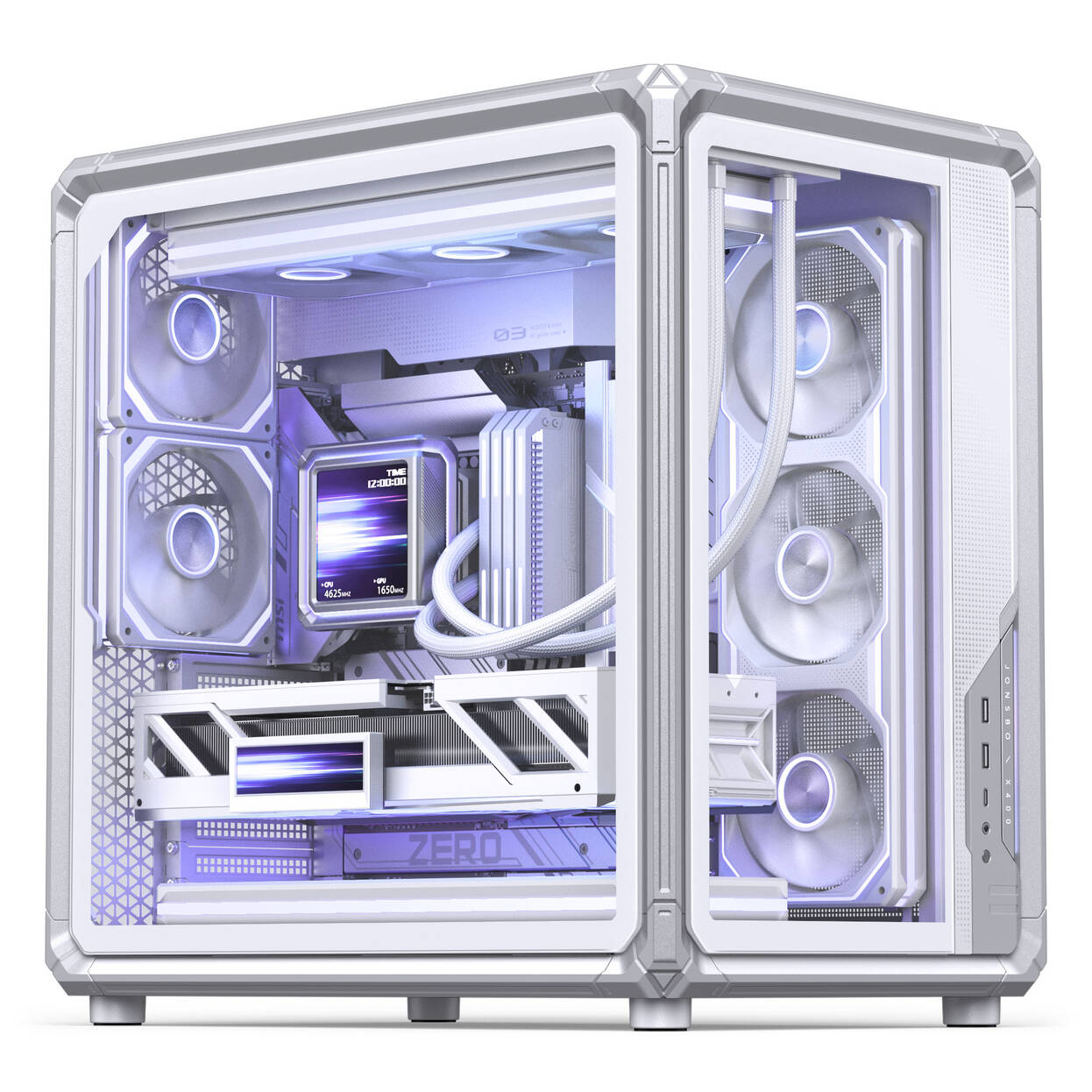 Jonsbo X400 PC Case, Midi-Tower, ATX, Tempered Glass - White