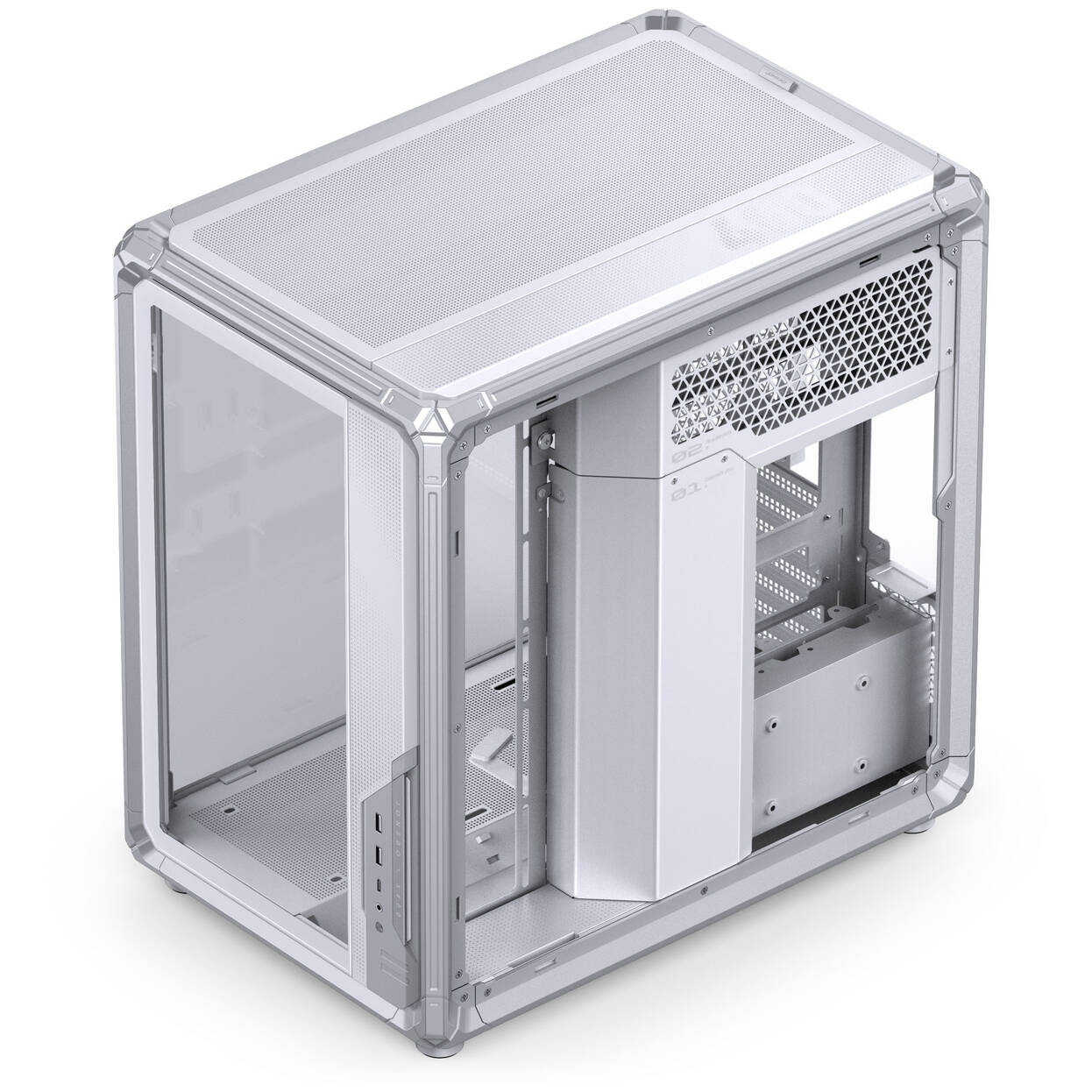Jonsbo X400 PC Case, Midi-Tower, ATX, Tempered Glass - White
