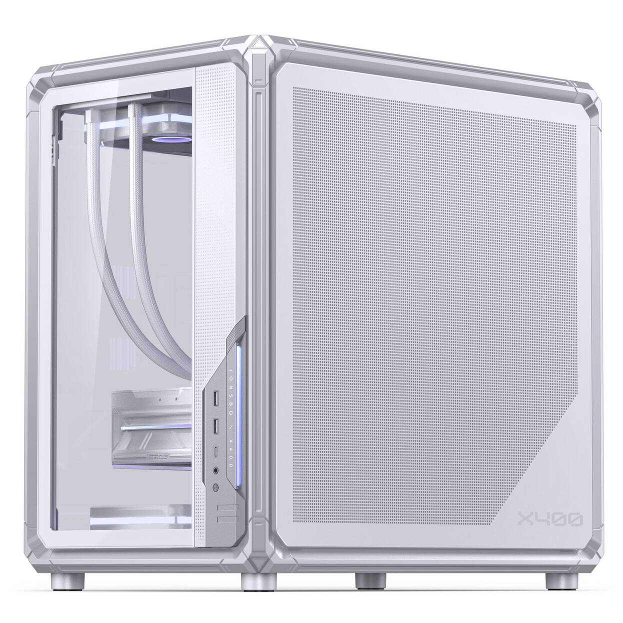 Jonsbo X400 PC Case, Midi-Tower, ATX, Tempered Glass - White