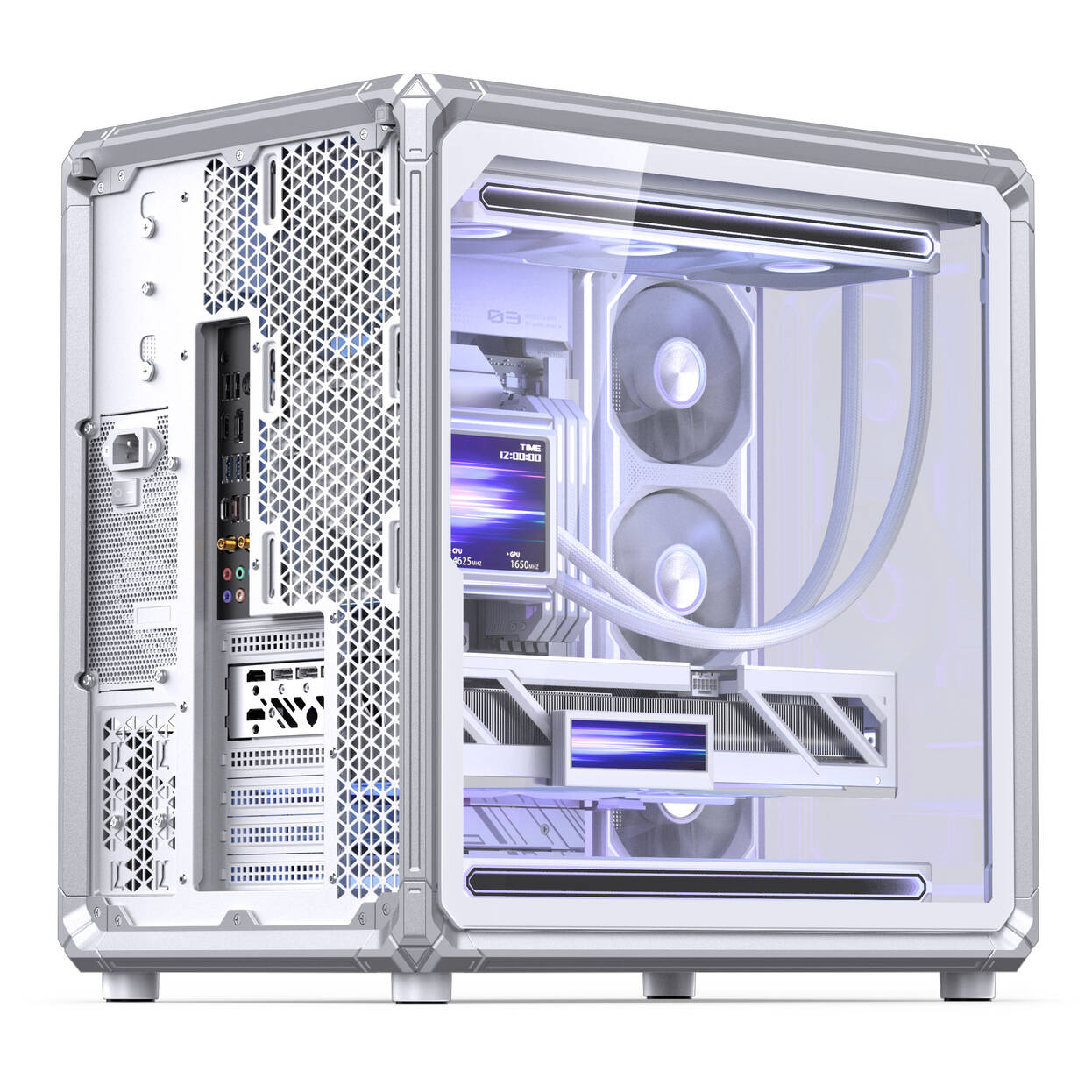 Jonsbo X400 PC Case, Midi-Tower, ATX, Tempered Glass - White