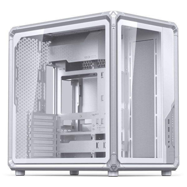 Jonsbo X400 PC Case, Midi-Tower, ATX, Tempered Glass – White