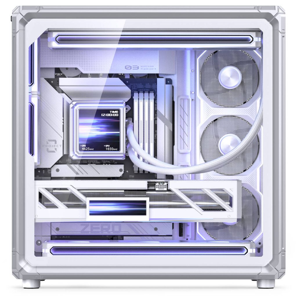 Jonsbo X400 PC Case, Midi-Tower, ATX, Tempered Glass - White