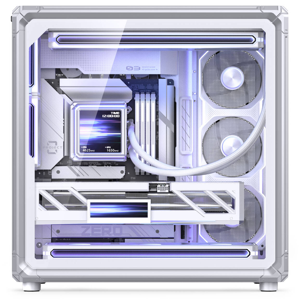 Jonsbo X400 PC Case, Midi-Tower, ATX, Tempered Glass - White