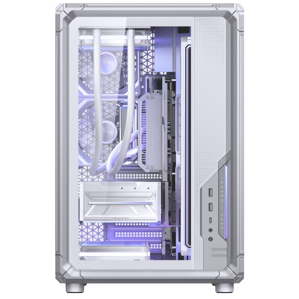 Jonsbo X400 PC Case, Midi-Tower, ATX, Tempered Glass - White