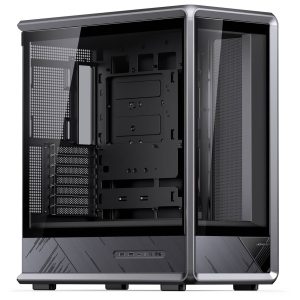Jonsbo D401 PC Case, Mid-Tower, ATX, Tempered Glass - black