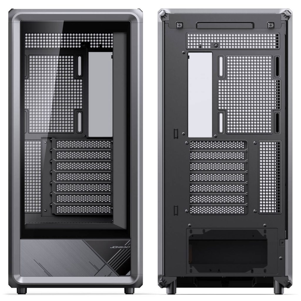 Jonsbo D401 PC Case, Mid-Tower, ATX, Tempered Glass - black
