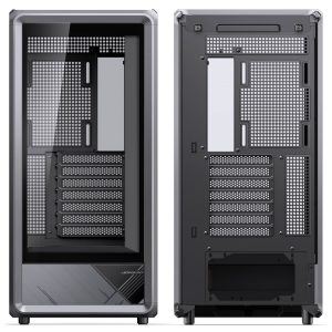 Jonsbo D401 PC Case, Mid-Tower, ATX, Tempered Glass - black