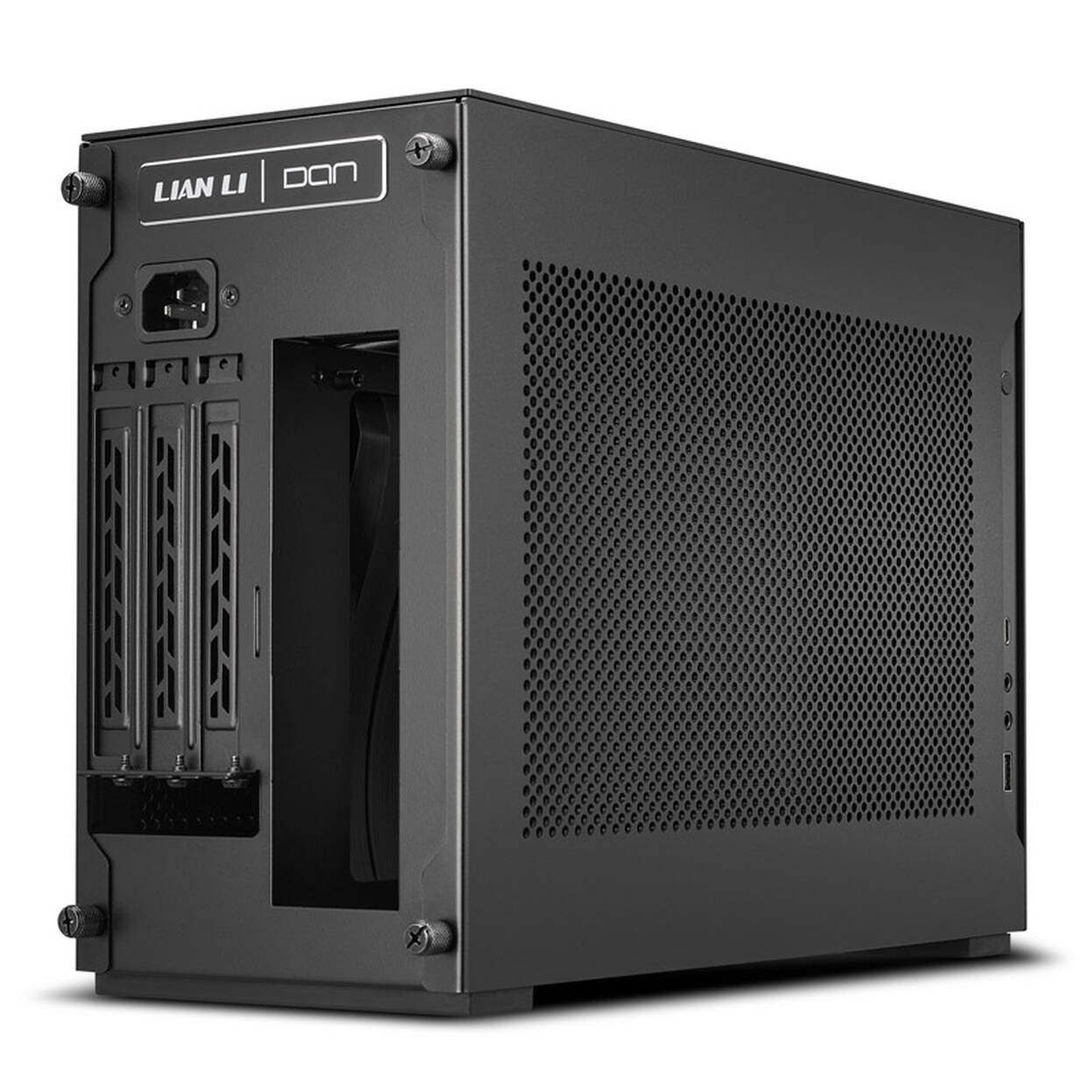 Lian Li x DAN Cases A4-H2O PC Case, Mini Case, Mini-ITX, PCIe 5.0 Riser - Black