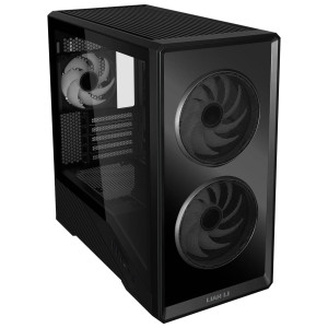 Lian Li Vector V150 PC Case, Mini Tower, mATX, Tempered Glass, Infinity Mirror - Black