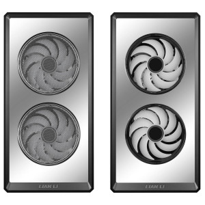 Lian Li Vector V150 PC Case, Mini Tower, mATX, Tempered Glass, Infinity Mirror - Black