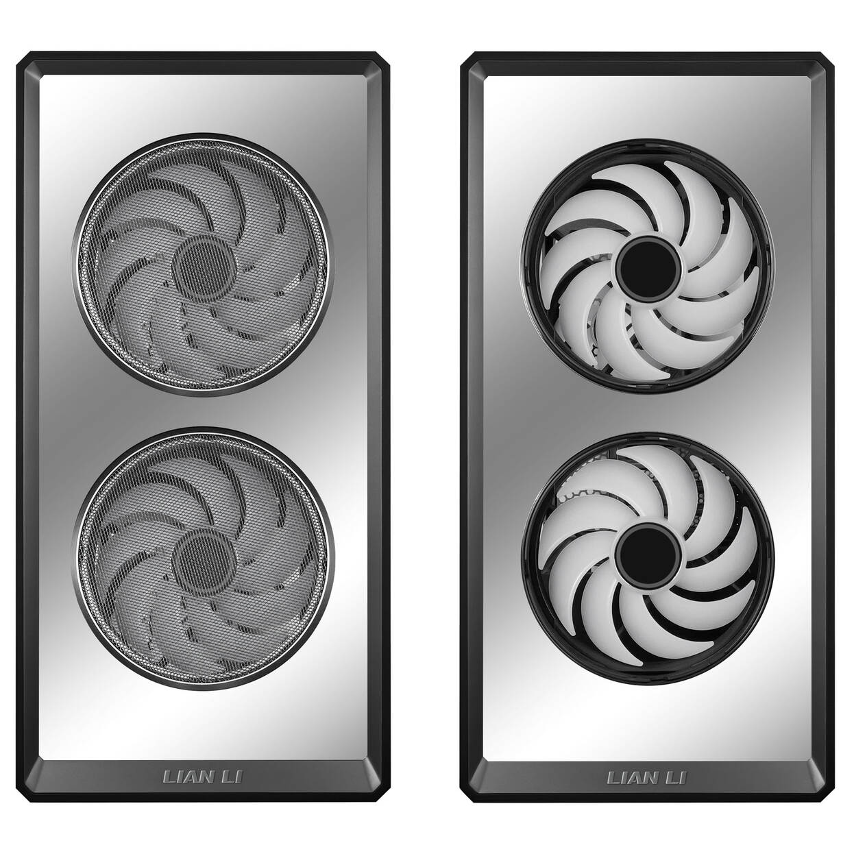 Lian Li Vector V150 PC Case, Mini Tower, mATX, Tempered Glass, Infinity Mirror - Black