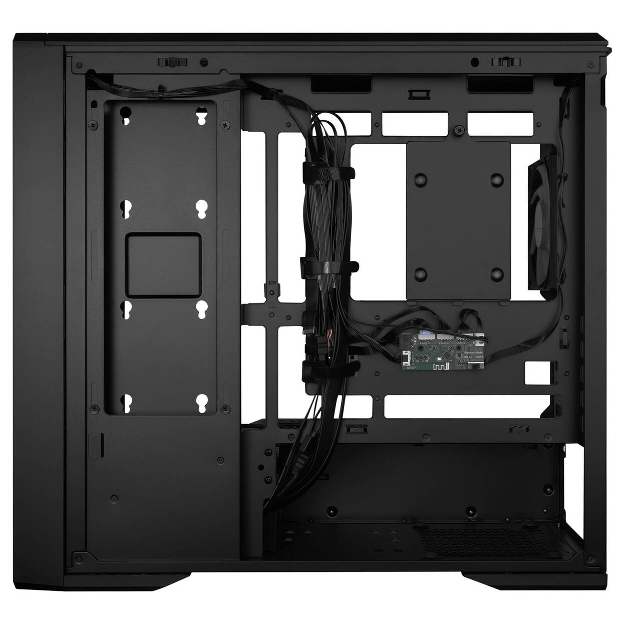 Lian Li Vector V150 PC Case, Mini Tower, mATX, Tempered Glass, Infinity Mirror - Black