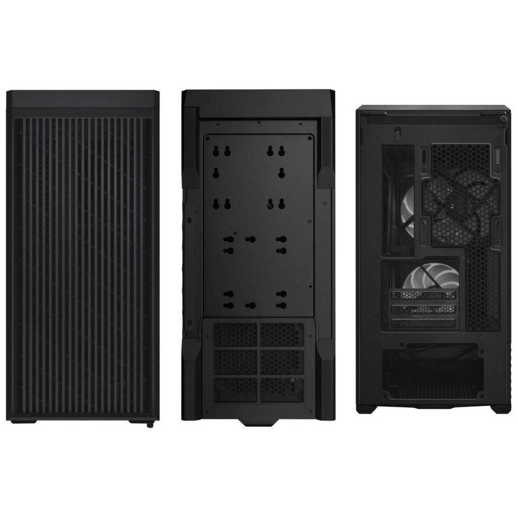 Lian Li Vector V150 PC Case, Mini Tower, mATX, Tempered Glass, Infinity Mirror - Black