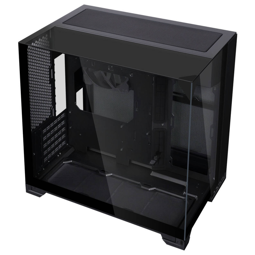 Lian Li O11 Vision-M PC Case, Micro-ATX, Tempered Glass - Black