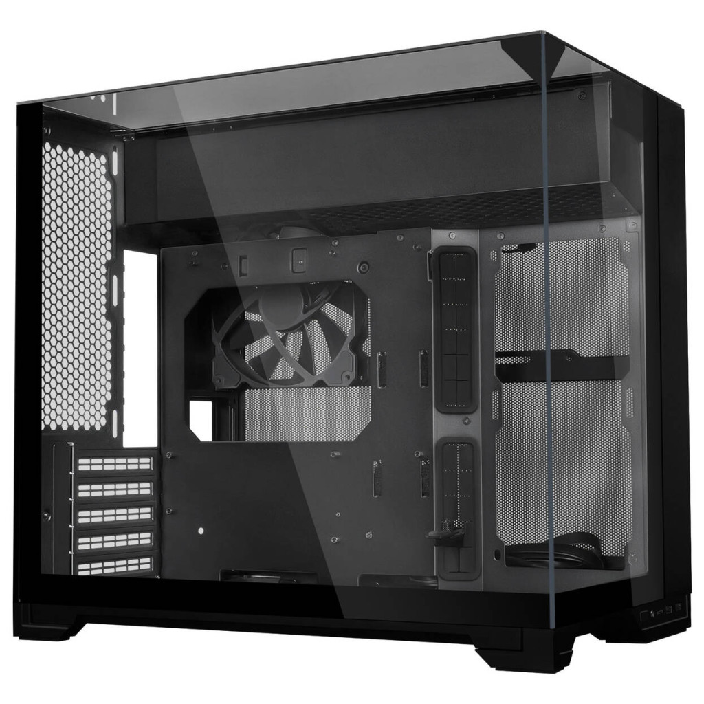 Lian Li O11 Vision-M PC Case, Micro-ATX, Tempered Glass - Black