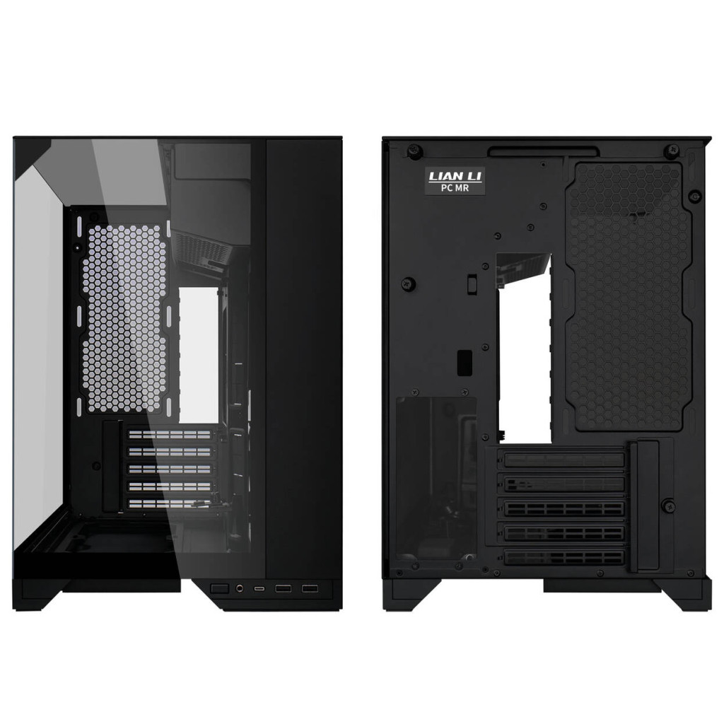 Lian Li O11 Vision-M PC Case, Micro-ATX, Tempered Glass - Black