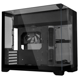 Lian Li O11 Vision-M PC Case, Micro-ATX, Tempered Glass - Black