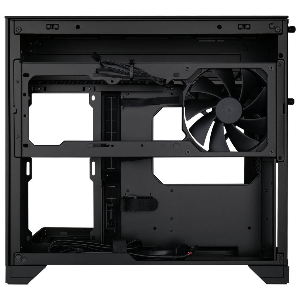 Lian Li O11 Vision-M PC Case, Micro-ATX, Tempered Glass - Black