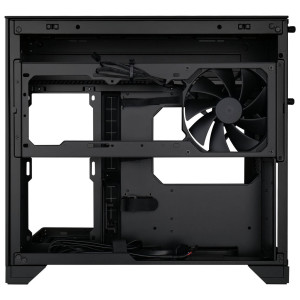 Lian Li O11 Vision-M PC Case, Micro-ATX, Tempered Glass - Black