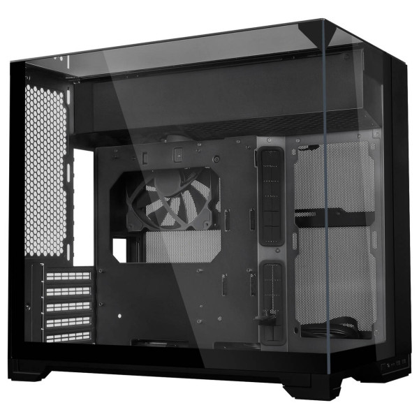 Lian Li O11 Vision-M PC Case, Micro-ATX, Tempered Glass – Black