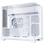 Lian Li O11 Vision-M PC Case, Micro-ATX, Tempered Glass - White