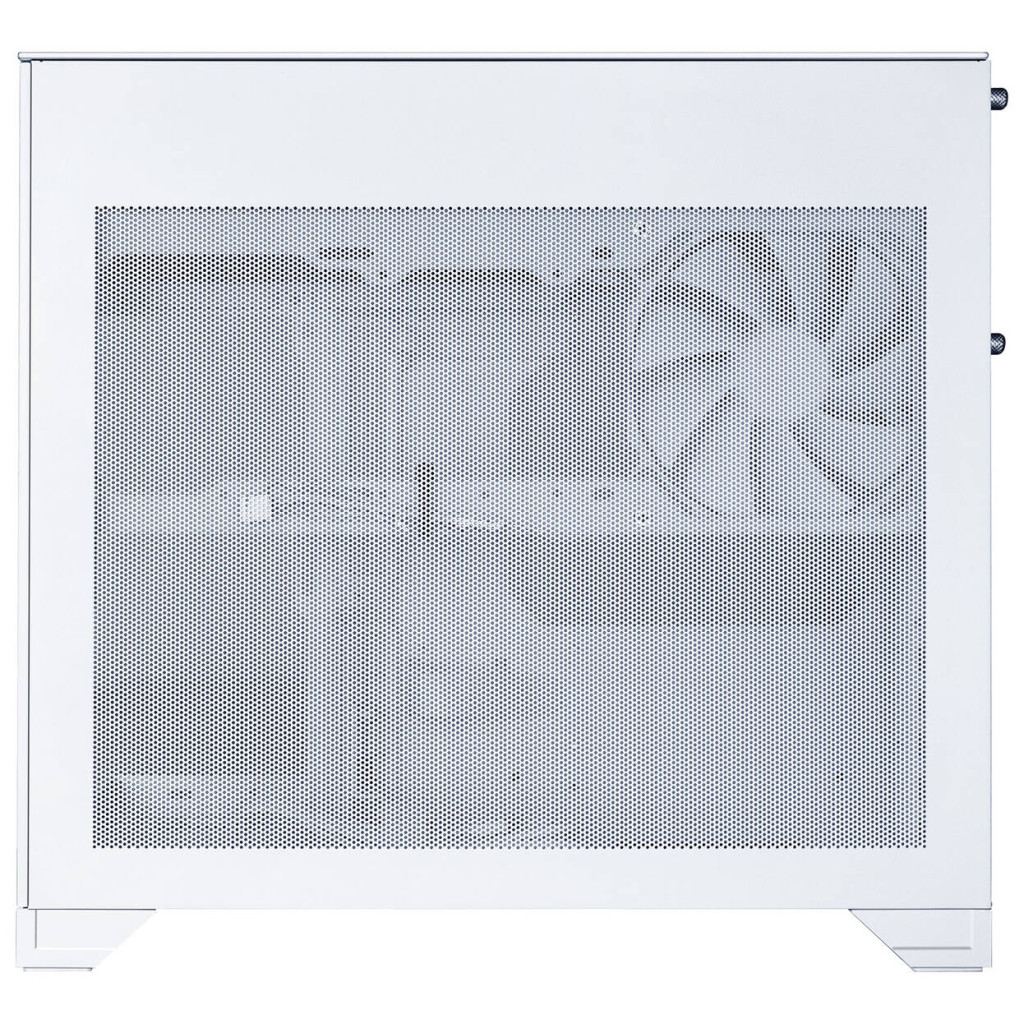 Lian Li O11 Vision-M PC Case, Micro-ATX, Tempered Glass - White
