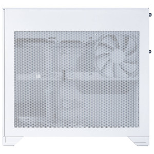 Lian Li O11 Vision-M PC Case, Micro-ATX, Tempered Glass - White