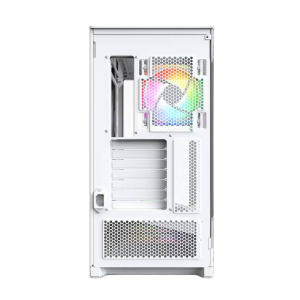 Montech Sky 3 PC Case, Midi Tower, ATX, ARGB, Tempered Glass - White