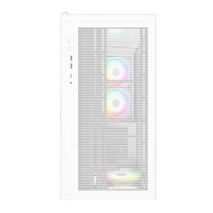 Montech Sky 3 PC Case, Midi Tower, ATX, ARGB, Tempered Glass - White