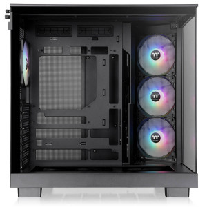 Thermaltake View 380 XL TG ARGB PC Case, Mid-Tower, ATX, ARGB, Tempered Glass - Black