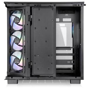 Thermaltake View 380 XL TG ARGB PC Case, Mid-Tower, ATX, ARGB, Tempered Glass - Black