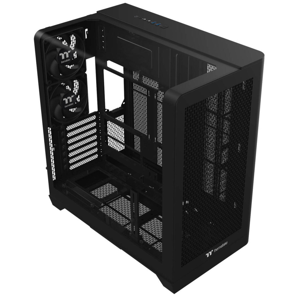 Thermaltake View 390 Air PC Case, Mid Tower, ATX, ARGB, Tempered Glass - Black