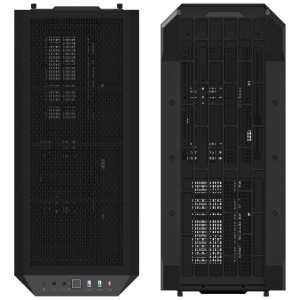 Thermaltake View 600 TG PC Case, Big Tower, E-ATX, ARGB, Tempered Glass - Black