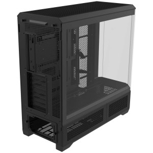 Thermaltake View 600 TG PC Case, Big Tower, E-ATX, ARGB, Tempered Glass - Black