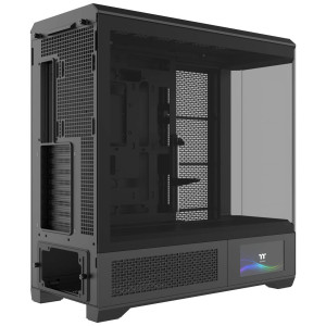 Thermaltake View 600 TG PC Case, Big Tower, E-ATX, ARGB, Tempered Glass - Black