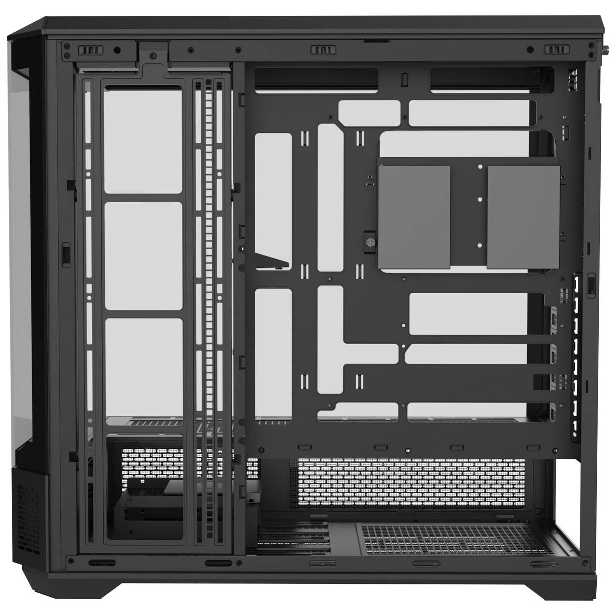 Thermaltake View 600 TG PC Case, Big Tower, E-ATX, ARGB, Tempered Glass - Black