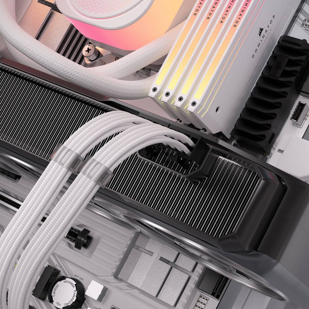 Corsair Cable Set, Type 4, DC Cable Pro Kit, individually sleeved - white
