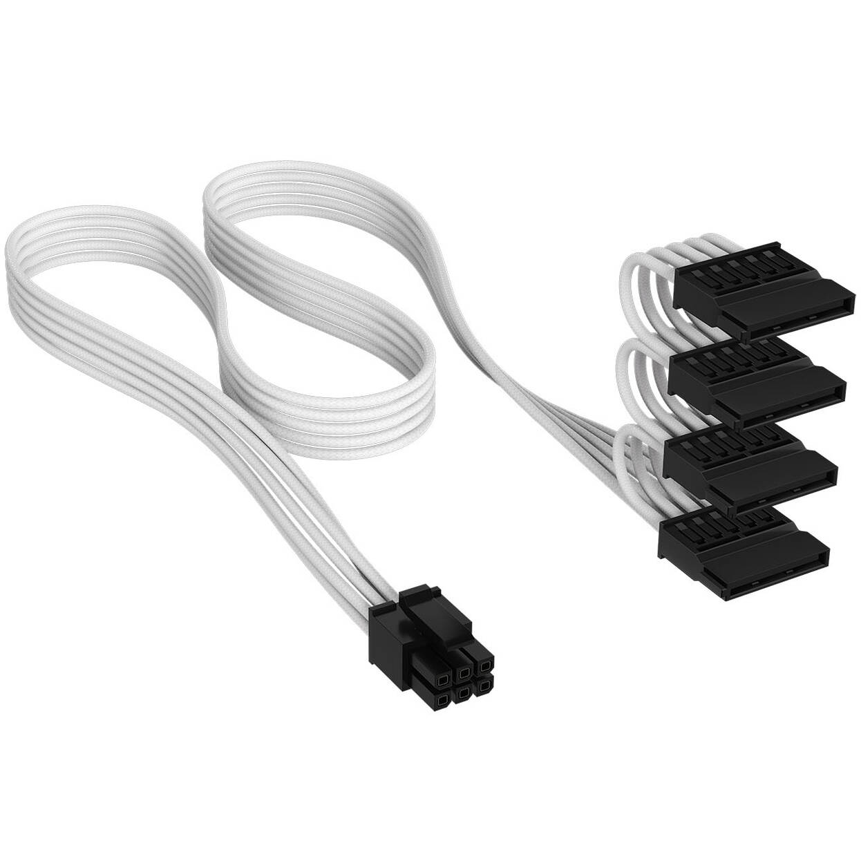 Corsair Cable Set, Type 4, DC Cable Pro Kit, individually sleeved - white