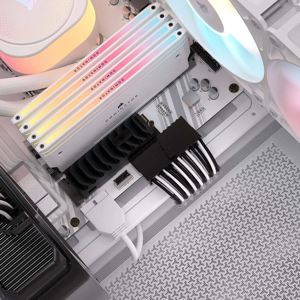 Corsair Cable Set, Type 4, DC Cable Pro Kit, individually sleeved - black / white