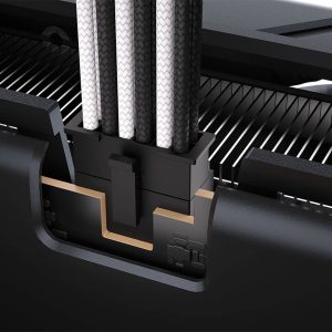Corsair Premium Sleeved 12V-2x6 to 12V-2x6 Cable, Universal - Black/White