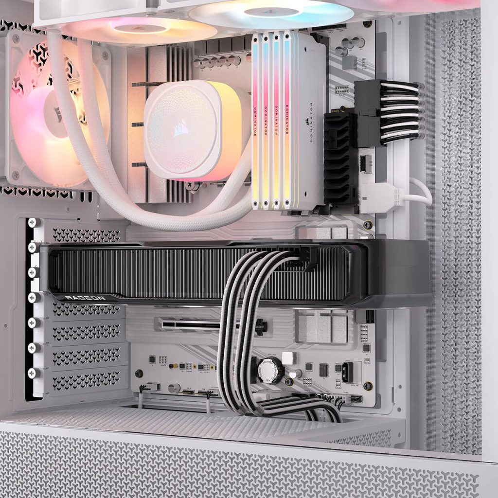 Corsair Premium Sleeved DC Cable Starter Kit, for Type 5 Power Supply - Black/White