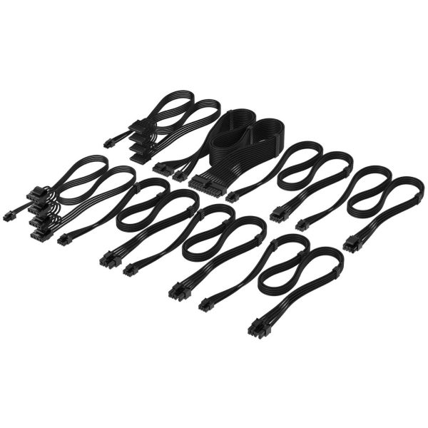 Corsair Premium Sleeved DC Cable Pro Kit, for Type 5 power supply – black