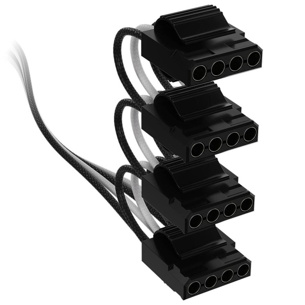 Corsair Premium Sleeved DC Cable Pro Kit, for Type-5 Power Supply - black/white